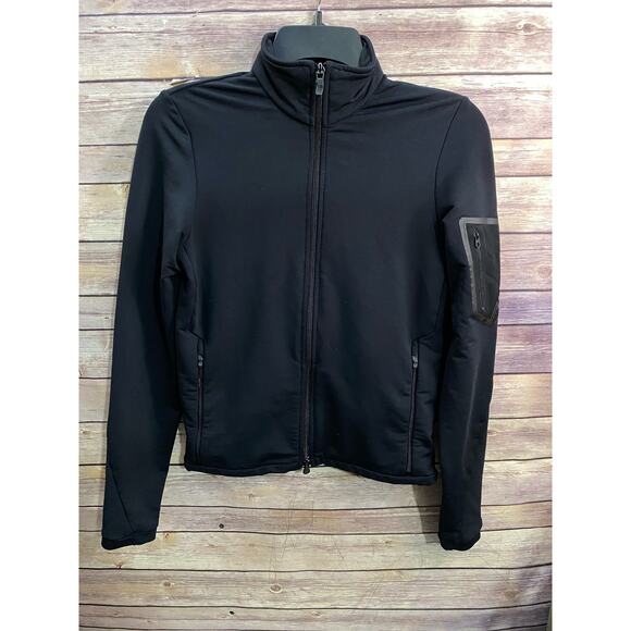 RLX Pullover Womens Performance Black Full Zip Long Sleeve Medium Ralph Lauren - Picture 3 of 10